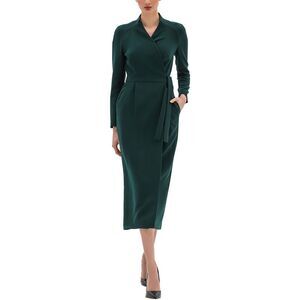 Bgl Womens  Midi Dress, Green
